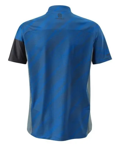 CAMISETA HUSQVARNA DISCOVER AZUL - Imagen 2