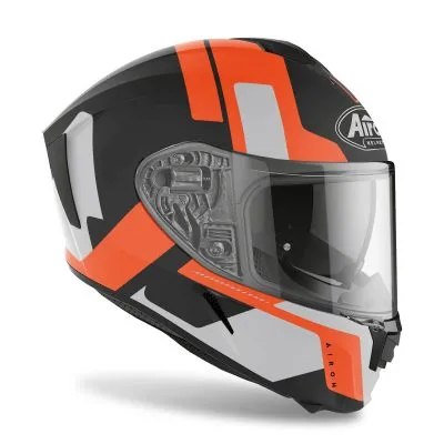 CASCO AIROH SPARK SHOGUN NARANJA MATE - Imagen 2