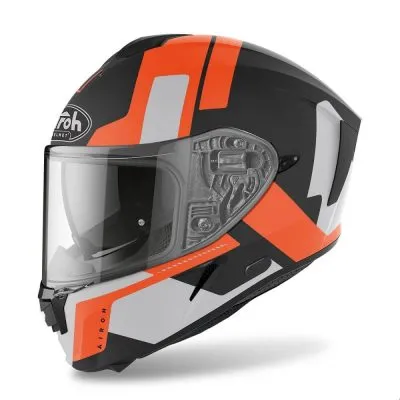 CASCO AIROH SPARK SHOGUN NARANJA MATE - Imagen 3