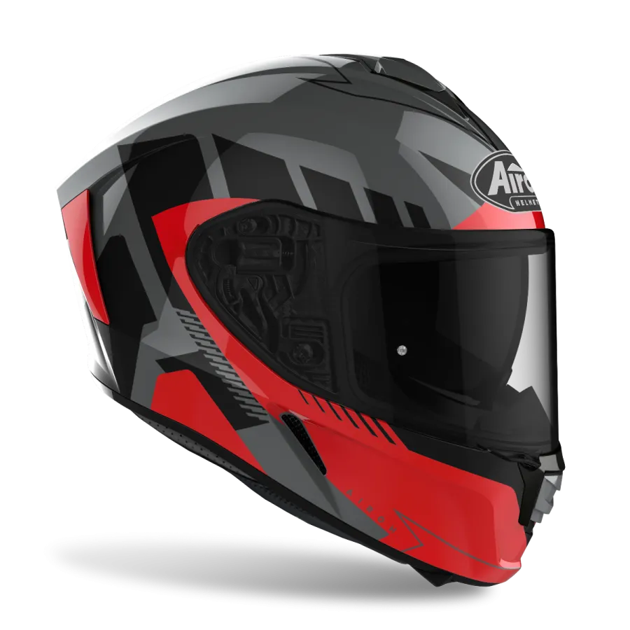 CASCO AIROH SPARK RISE ROJO BRILLO - Imagen 2
